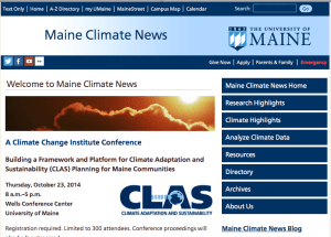 Maine Climate News Website