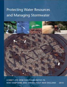 Protecting Water Resources and Managing Stormwater