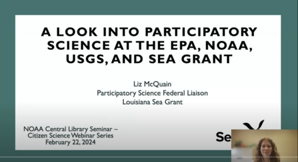 A Look into the Participatory Science Work Between EPA, NOAA, and USGS