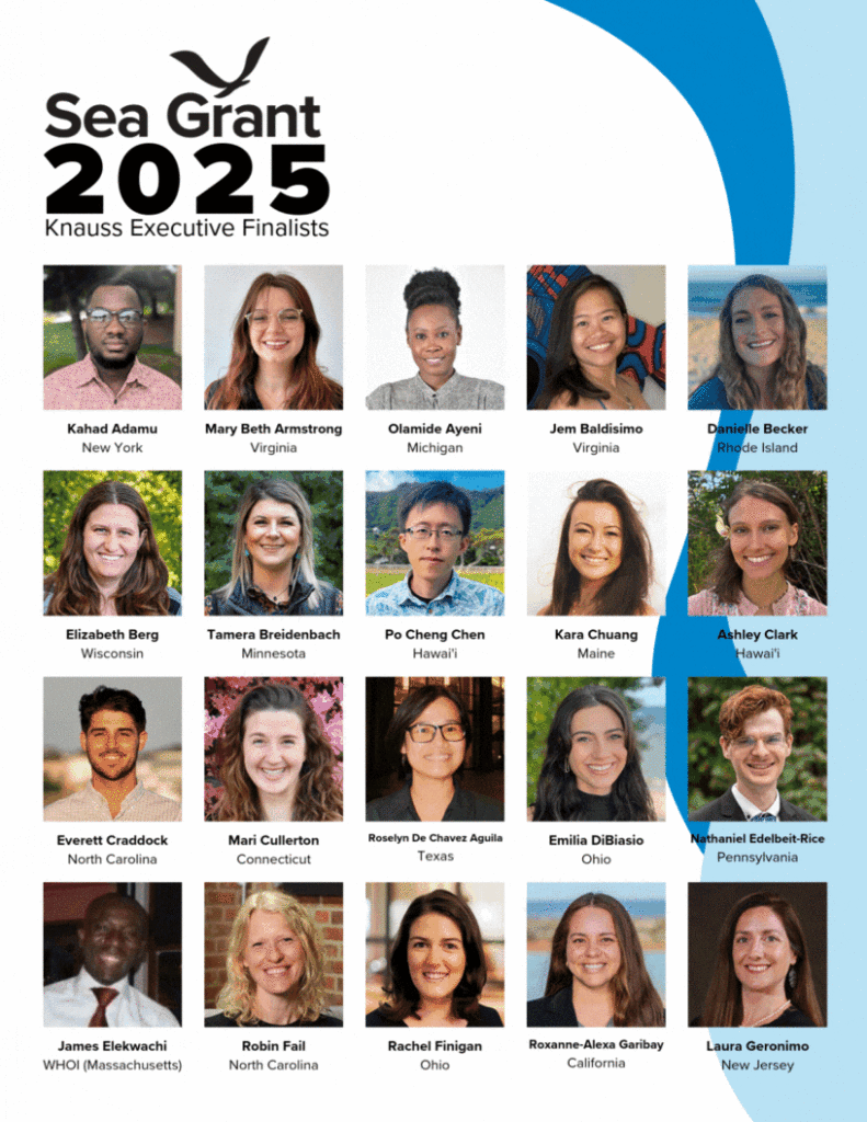 Gallery of 2025 Knauss finalists