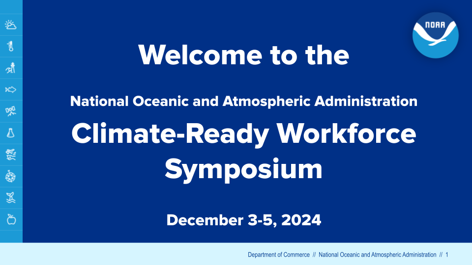 Climate-Ready Workforce Symposium: Day 1